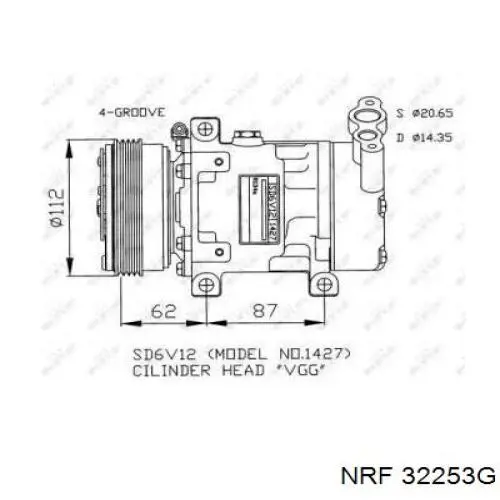 Компрессор системы кондиционирования Nissan/Infiniti 2763000QAJ цена, от 56.47 USD