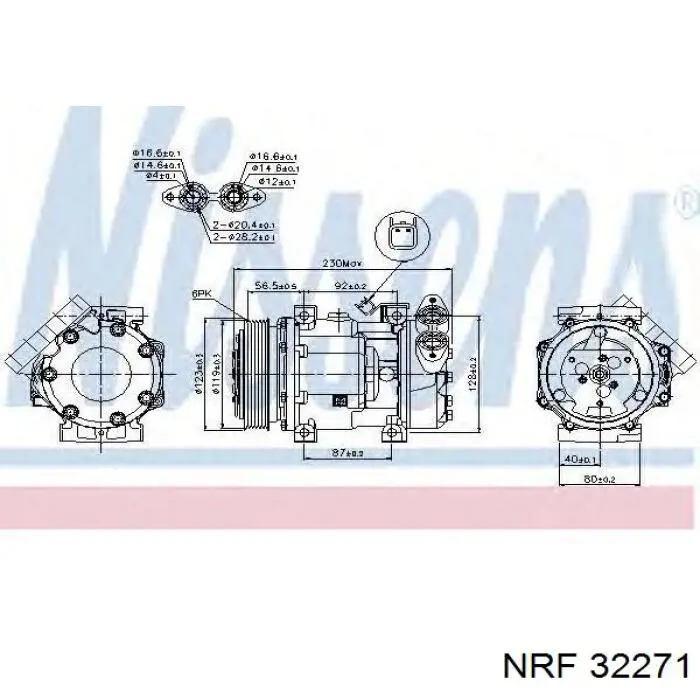 Компрессор кондиционера 1016001034 MSG Rebuilding