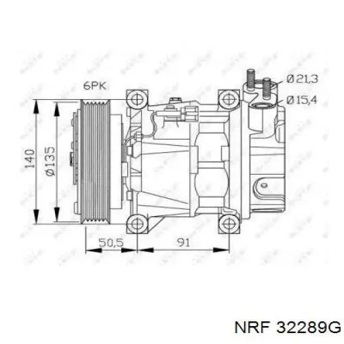 Купить 926002Y01C Nissan/Infiniti Компрессор климатической установки