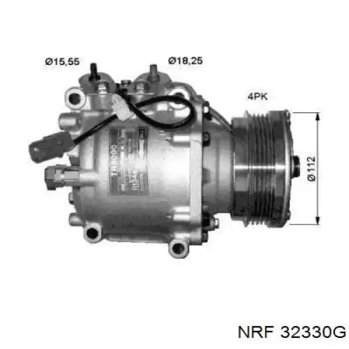 Компрессор кондиционера 32330G NRF