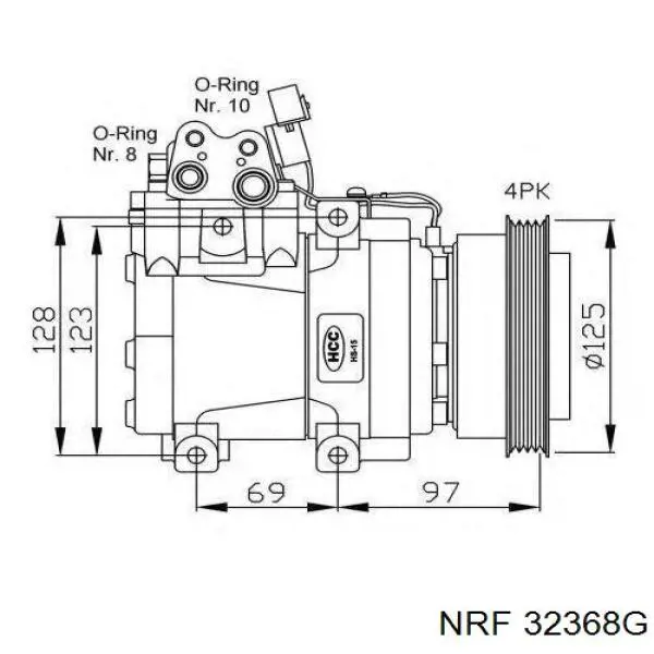 Насос кондиционера Hyundai/Kia 9770102310