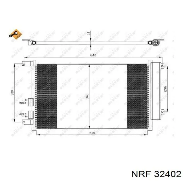 Компрессор кондиционера 32402 NRF