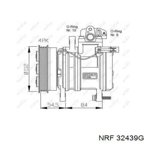 32439G NRF компрессор кондиционера