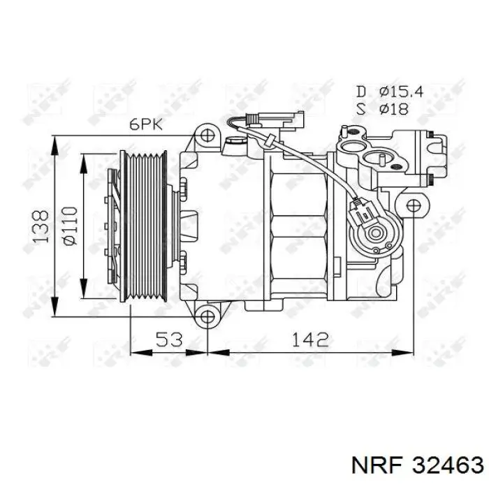 Компрессор системы кондиционирования MSG Rebuilding A4101541A023 цена, от 160.71 USD