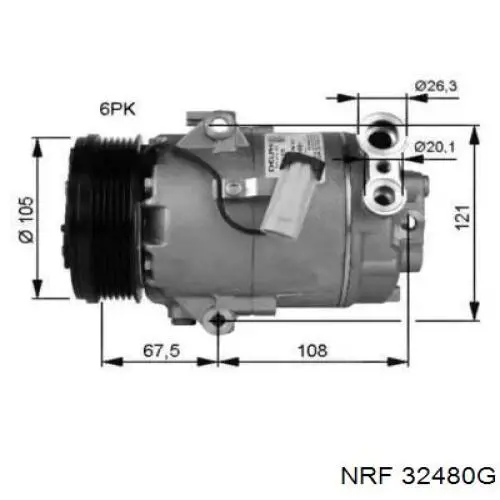 Купить 93169379 Opel Компрессор климатической установки
