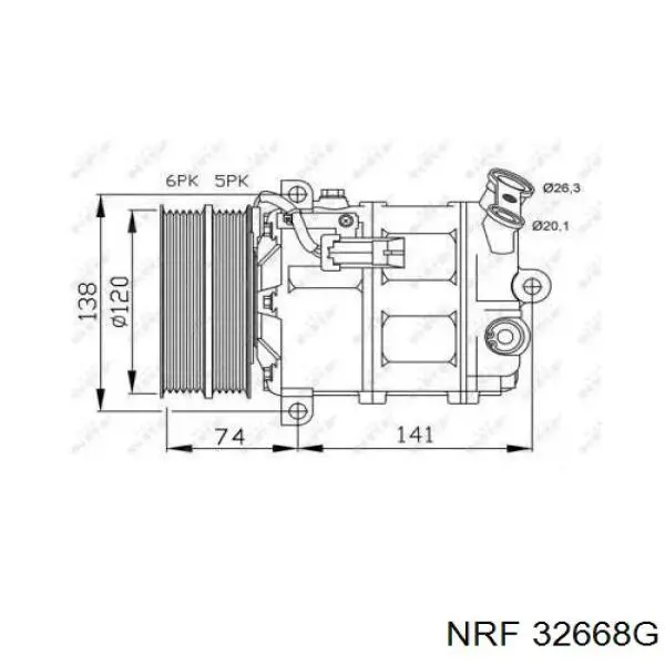 Купить 510592 Elstock Компрессор климатической установки
