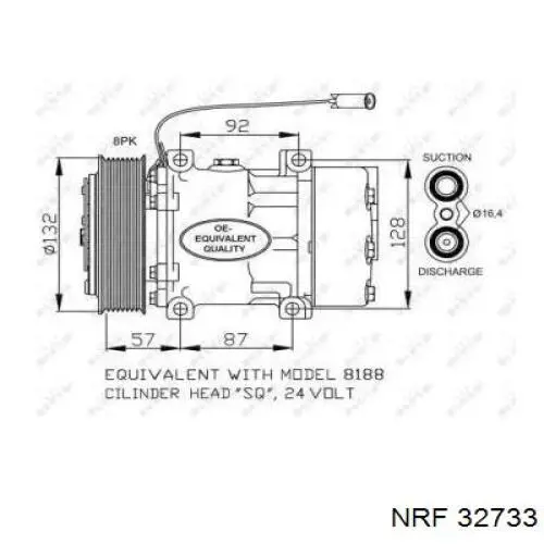 RNMAG05970 Bodyparts компрессор кондиционера