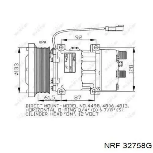 F.032.240.395.Z9A Cargo compressor de aparelho de ar condicionado