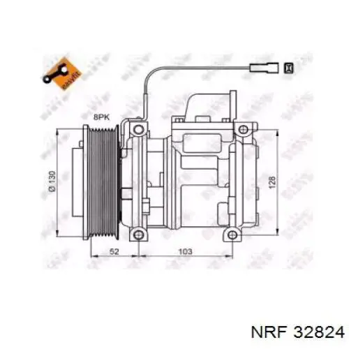 KTT090080 Thermotec Компрессор хладагента
