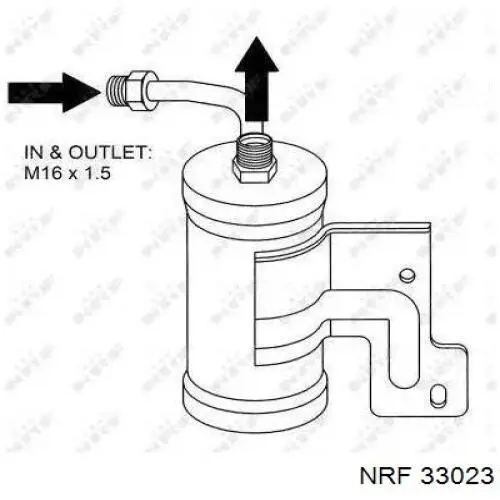 Осушитель кондиционера NRF 33023 цена, от 11.45 USD