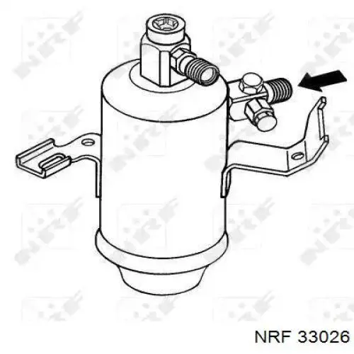 33026 NRF ресивер-осушитель кондиционера