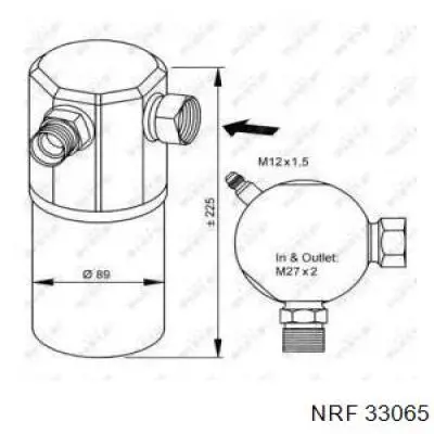 Осушитель кондиционера 33065 NRF