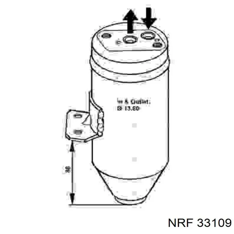 Осушитель кондиционера 33109 NRF