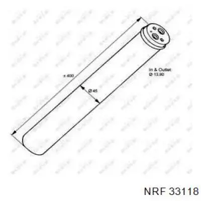 Осушитель кондиционера NRF 33118 цена, от 20.90 USD