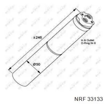 Осушитель кондиционера 33133 NRF