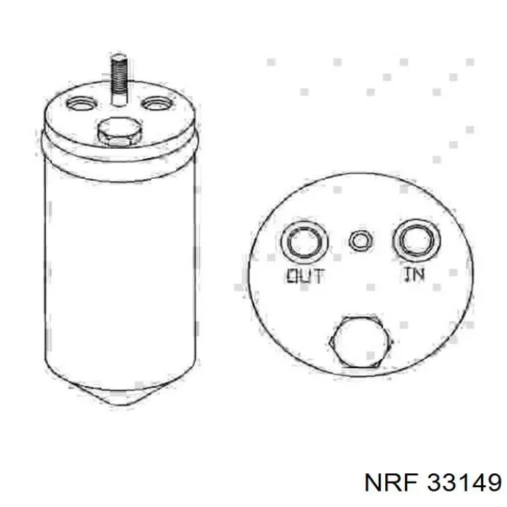 Receptor-secador del aire acondicionado 33149 NRF