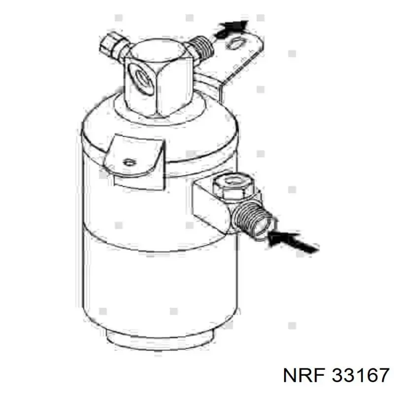 33167 NRF ресивер-осушитель кондиционера