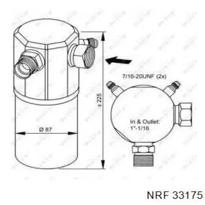 Осушитель кондиционера 33175 NRF