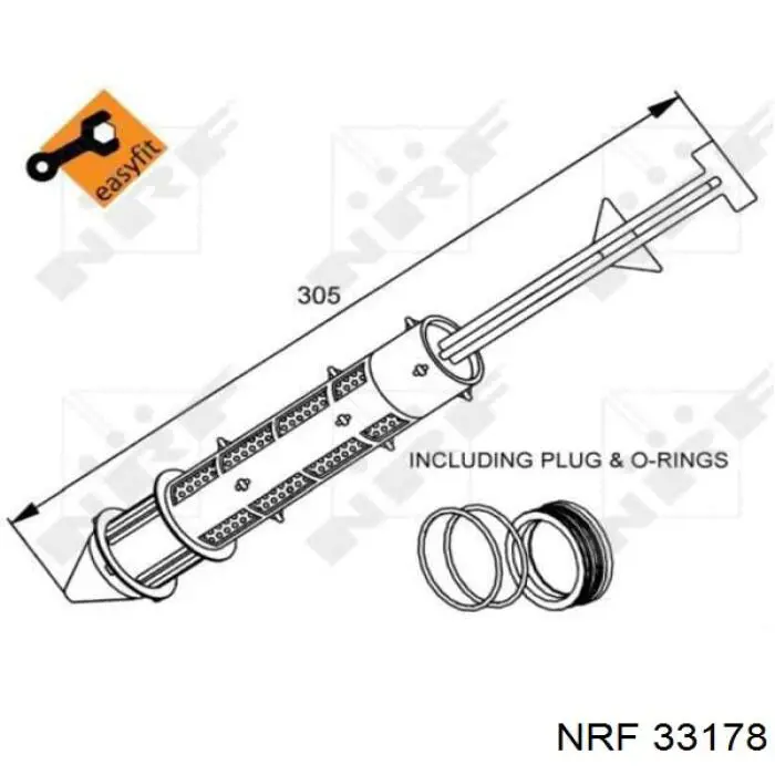 Осушитель кондиционера 33178 NRF