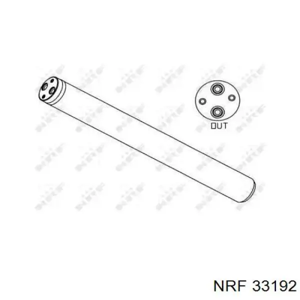 Ресивер-осушитель кондиционера NRF 33192