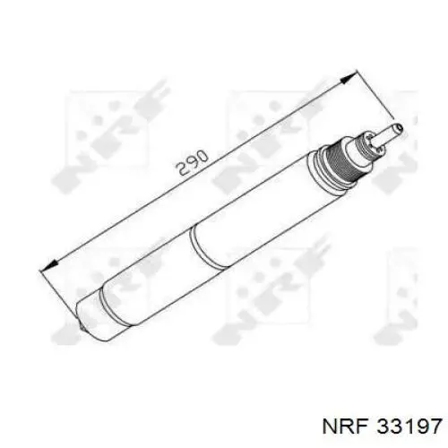 Осушитель кондиционера 33197 NRF