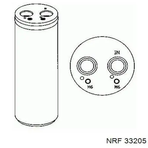 Receptor-secador del aire acondicionado 33205 NRF