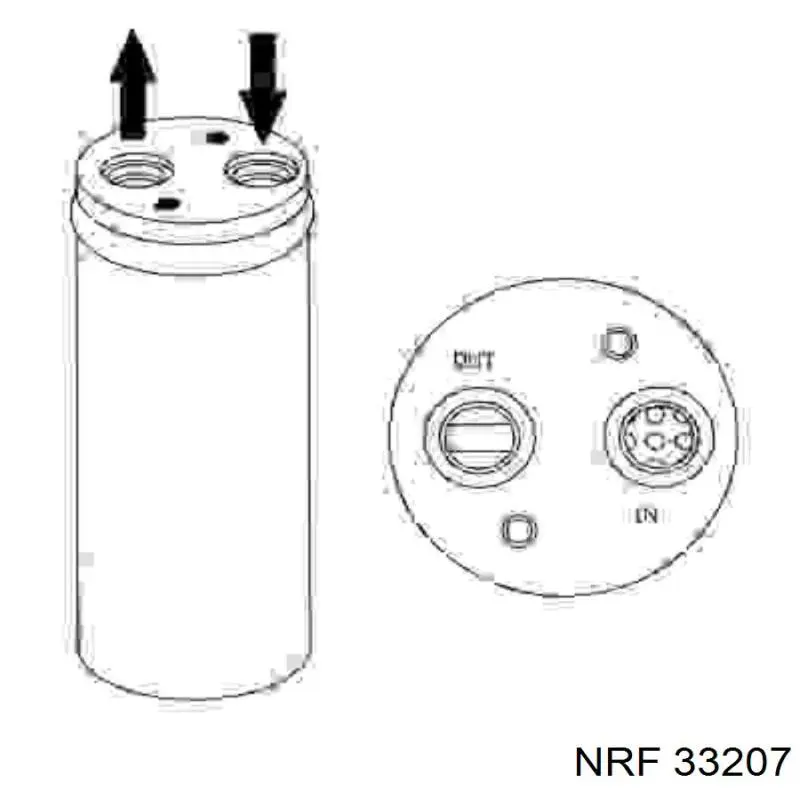 33207 NRF ресивер-осушитель кондиционера