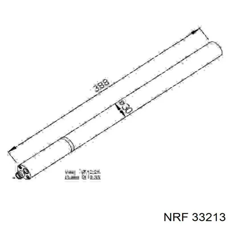 Ресивер-осушитель кондиционера NRF 33213