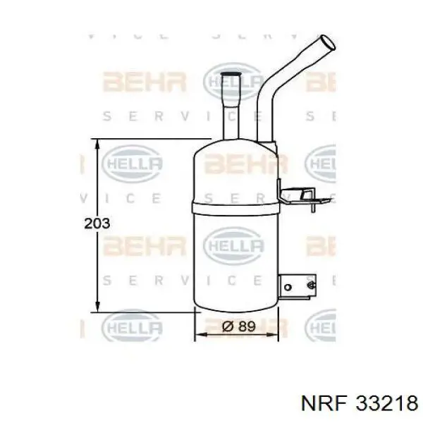 Осушитель кондиционера NRF 33218 цена, от 26.75 USD