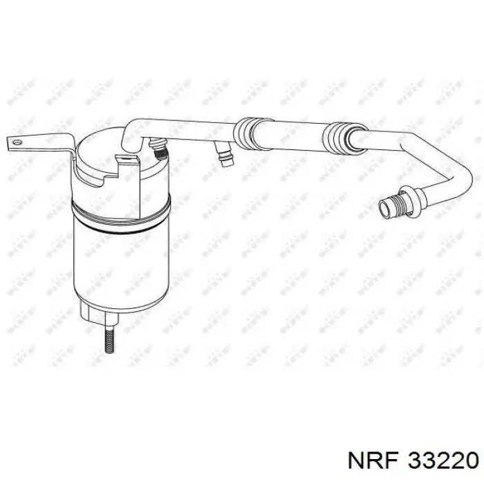 Receptor-secador del aire acondicionado 33220 NRF