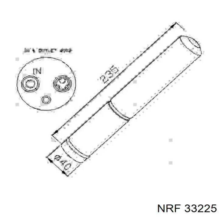 Купить 921312Y970 Nissan/Infiniti Осушитель кондиционера