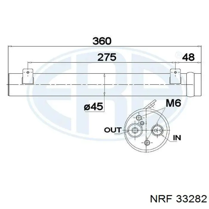 Осушитель кондиционера 33282 NRF