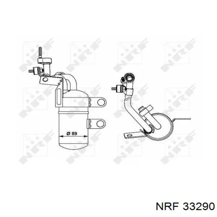 33290 NRF ресивер-осушитель кондиционера