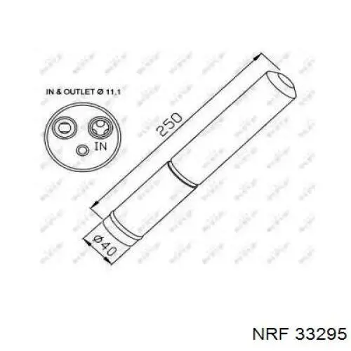 33295 NRF ресивер-осушитель кондиционера
