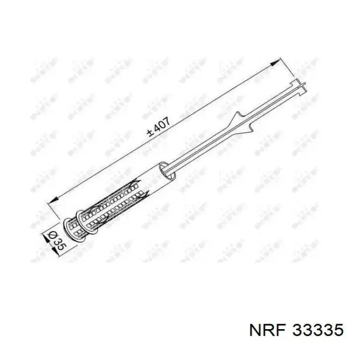 33335 NRF ресивер-осушитель кондиционера