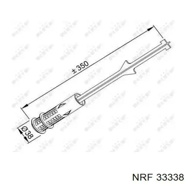 33338 NRF ресивер-осушитель кондиционера