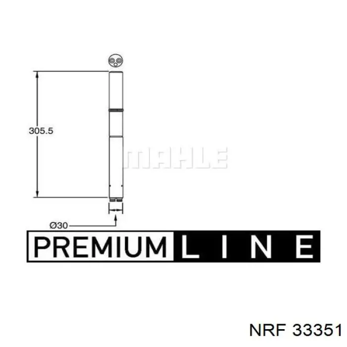 Купить 33351 NRF Осушитель кондиционера
