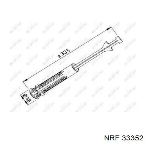 33352 NRF ресивер-осушитель кондиционера