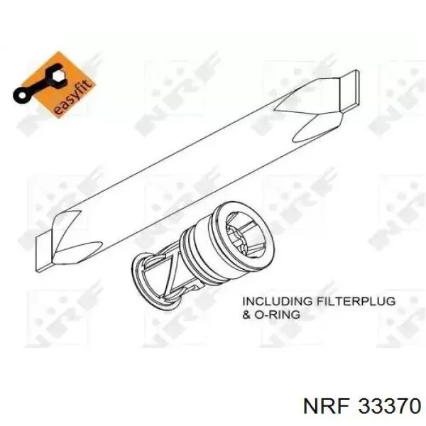 33370 NRF tanque de recepção do secador de aparelho de ar condicionado