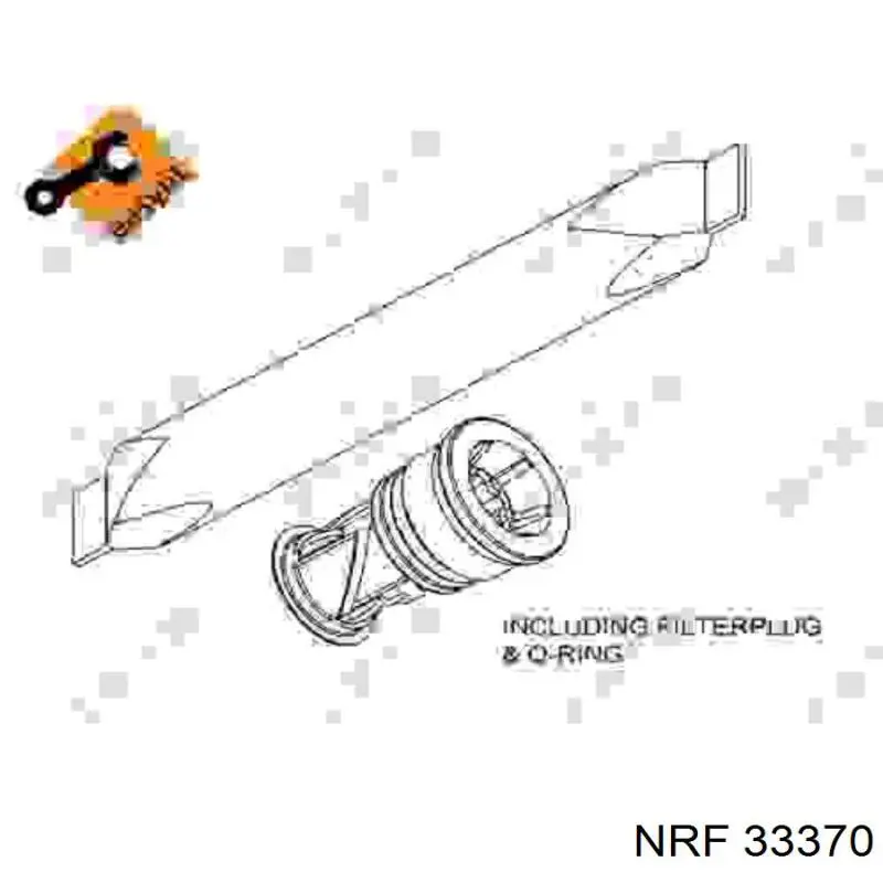 Ресивер-осушувач кондиціонера 33370 NRF