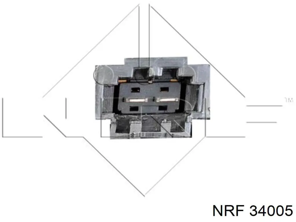 Вентилятор печки 34005 NRF