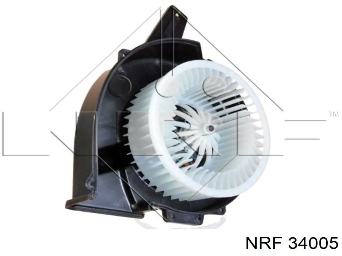 Motor eléctrico, ventilador habitáculo 34005 NRF