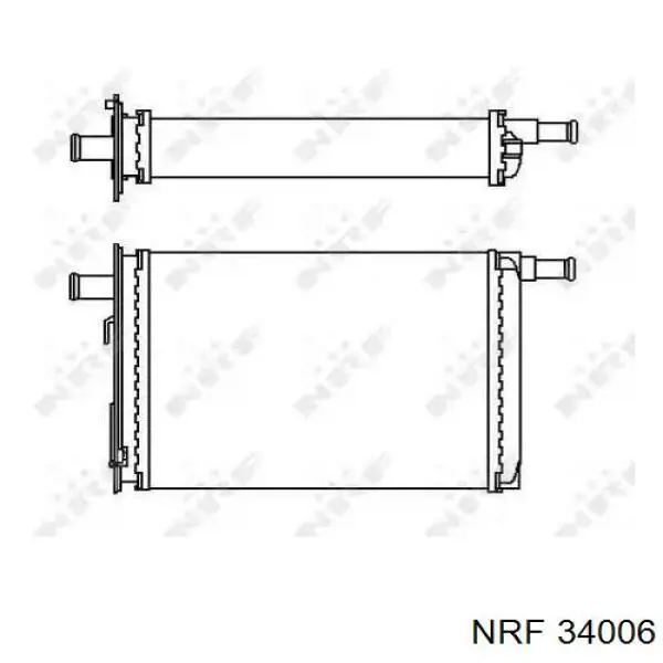 34006 NRF Электромотор печки