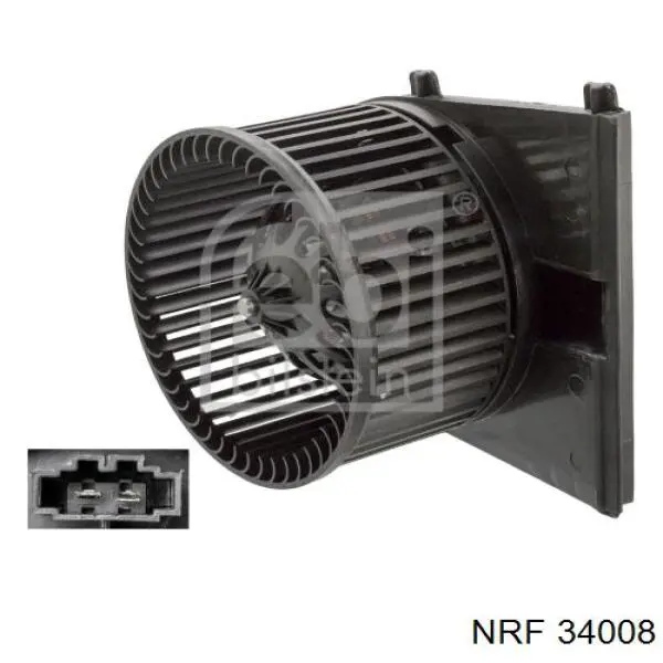 Motor eléctrico, ventilador habitáculo 34008 NRF