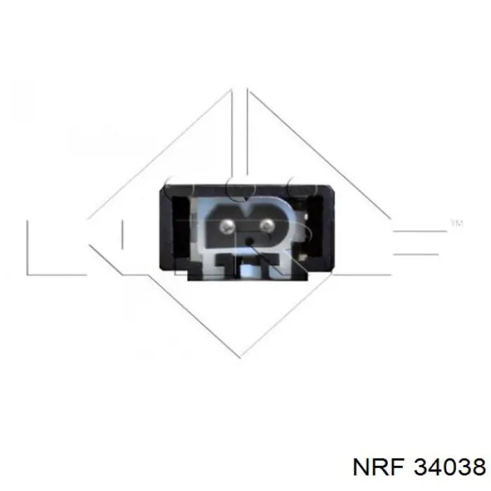 Моторчик печки NRF 34038