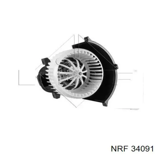 Купить 34091 NRF Электродвигатели (электродвигатель отопителя) или розетка прицепа штепсельная