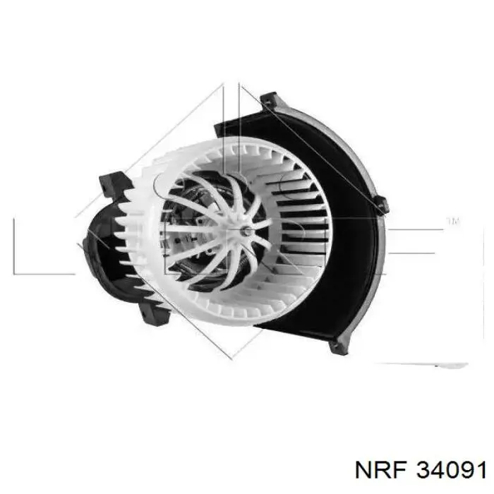 Вентилятор печки 34091 NRF