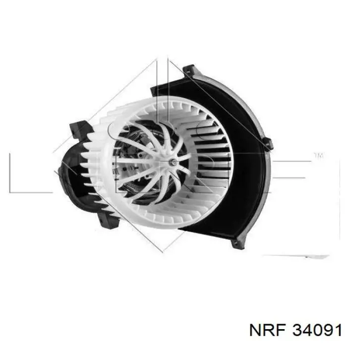 34091 NRF Электромотор печки