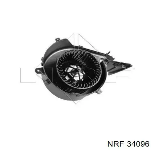 87401 Nissens электровентилятор кондиционера в сборе (мотор+крыльчатка)