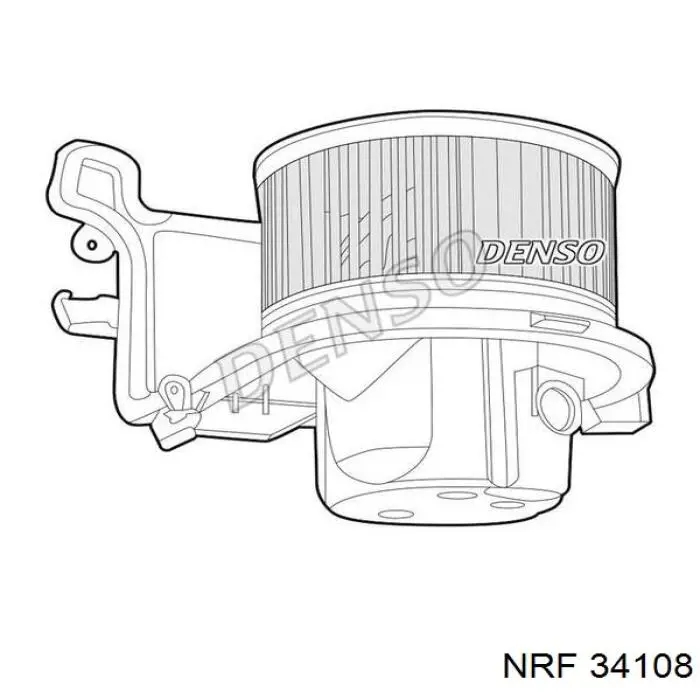 Мотор вентилятора печки (отопителя салона) NRF 34108 цена, от 78.93 USD